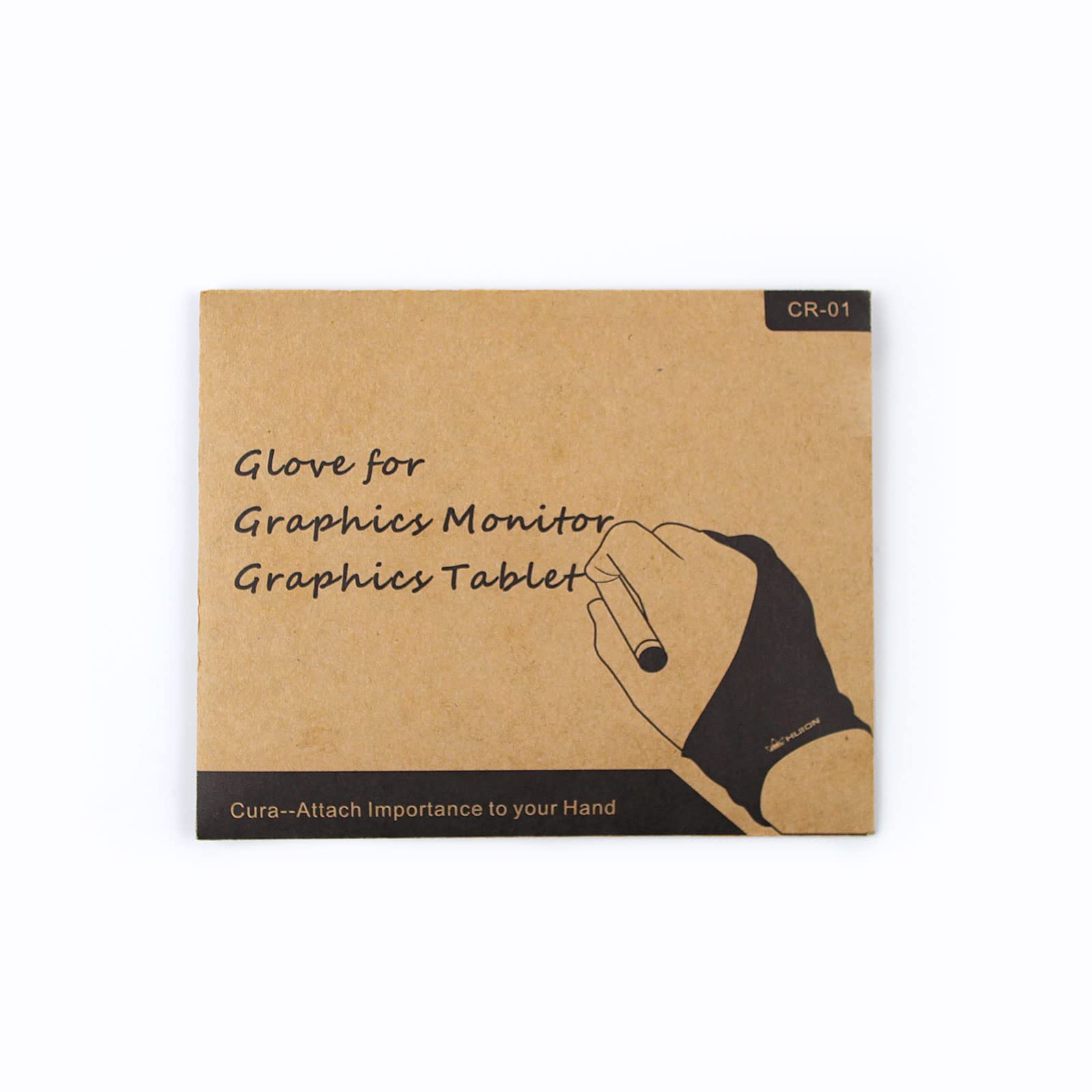 HUION Guanto Antivento Elastic per Tavolette Grafiche, Penna, Monitor, Disegno e Light Box - Modello Cura
