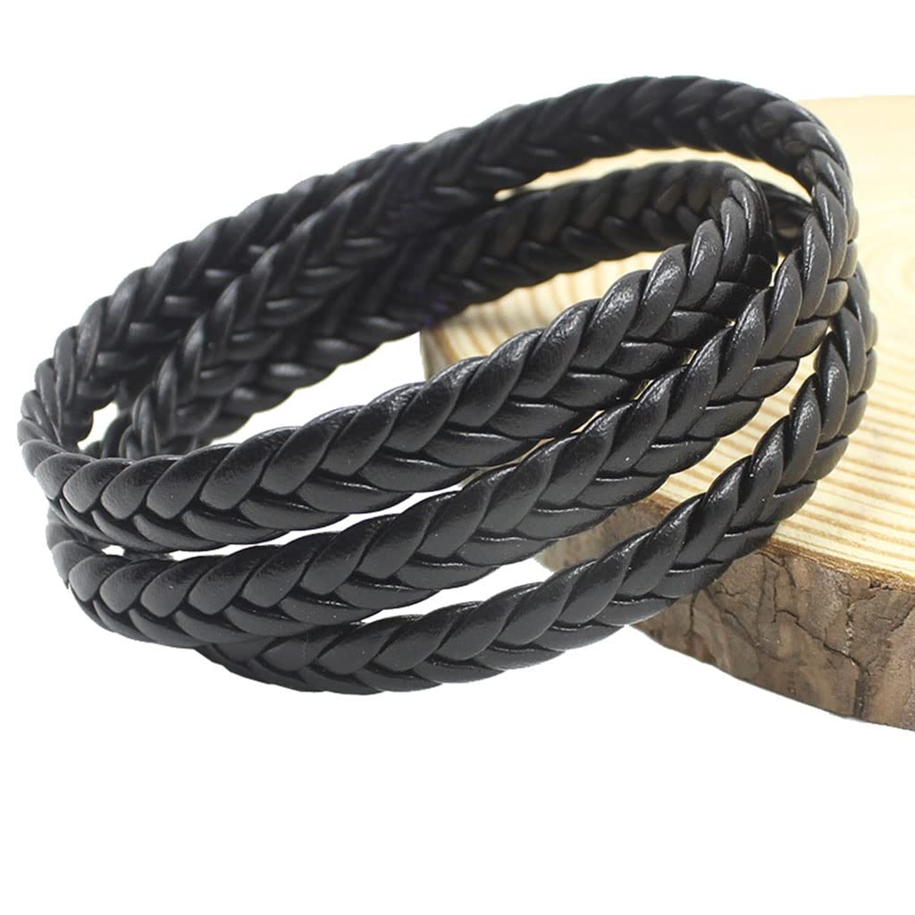 Amazon.co.jp: 平革紐 5/8/12株ツイストレザーPUコード、9mm/12mm