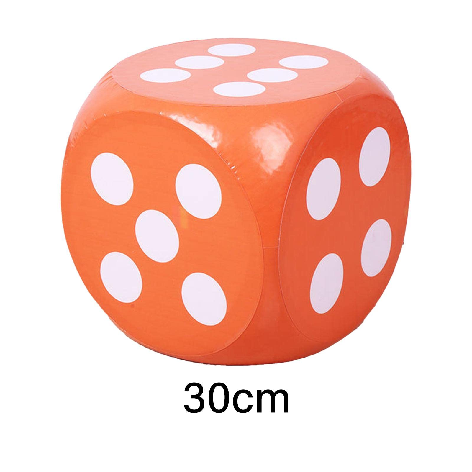 Weicher Schaumstoffwürfel, 12 Zoll, Intelligenz Entwickeln, Mathematik Lernen, Zählen, Lernspielzeug, Großer Schaumstoffwürfel D6 für Kinder, Jungen U, Orange