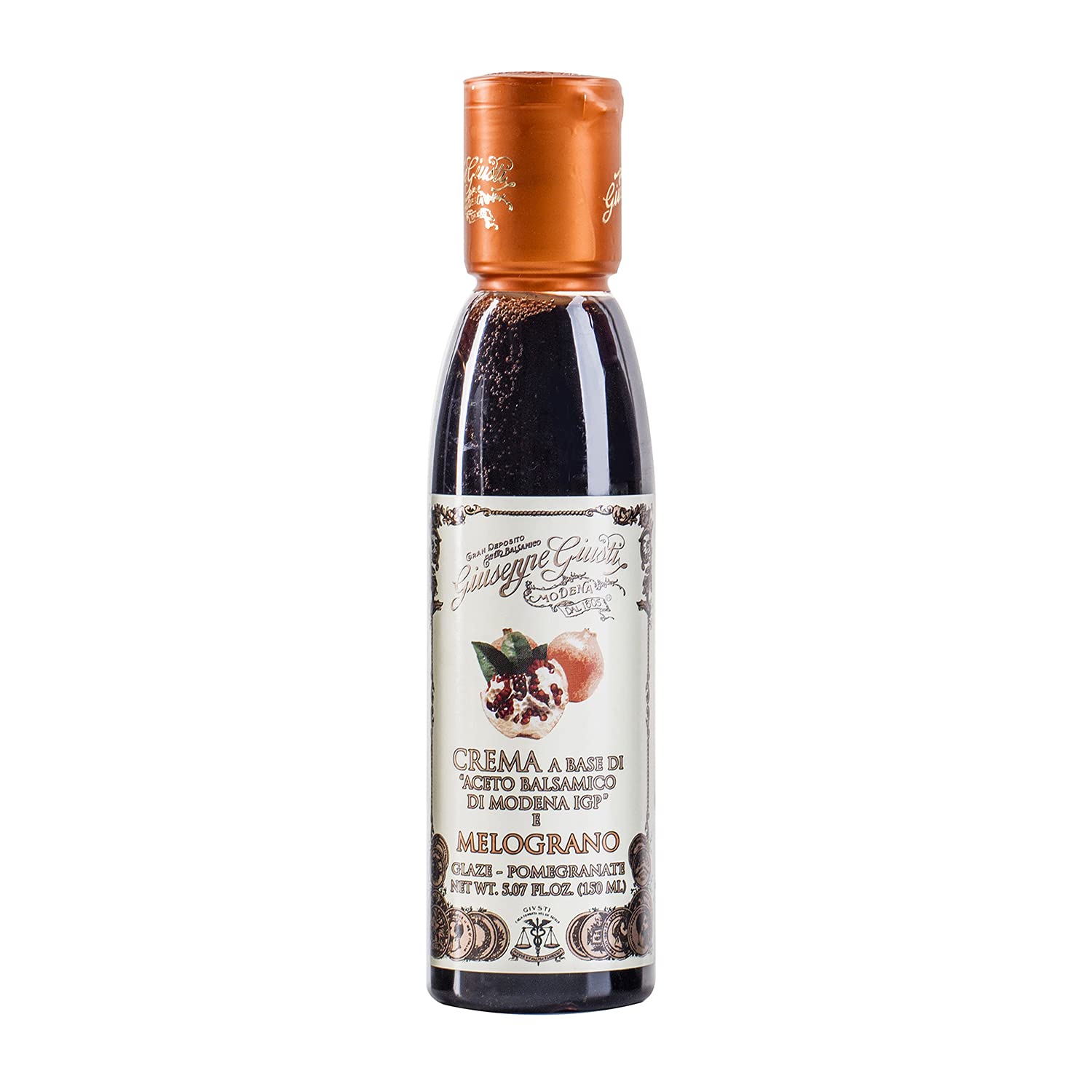 Giuseppe Giusti Crema Pomegranate Balsamic Glaze of Modena - 150 ml - Pack of 1