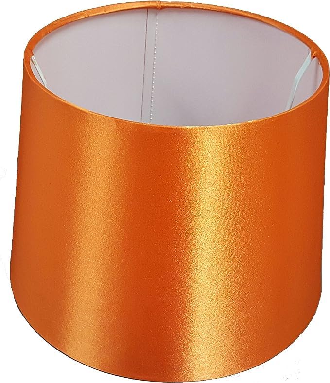 8" (20cm) Empire Silk Fabric Drum Shape Table Lamp & Ceiling Pendant Light Shade (Autumn) — image 1