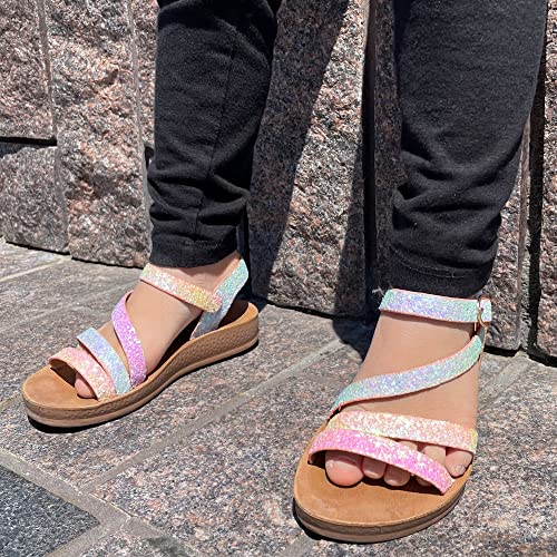 Image of TRENDSUP Kids Sparkling Flat Sandals