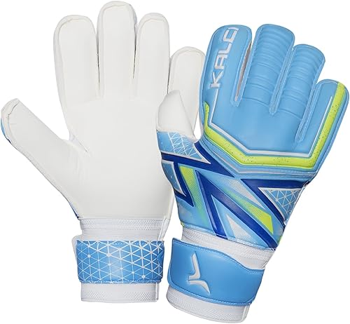 Guantes de portero para jóvenes y adultos, guantes de portero para niños con protección para los dedos, guantes de fútbol gruesos de espuma de látex