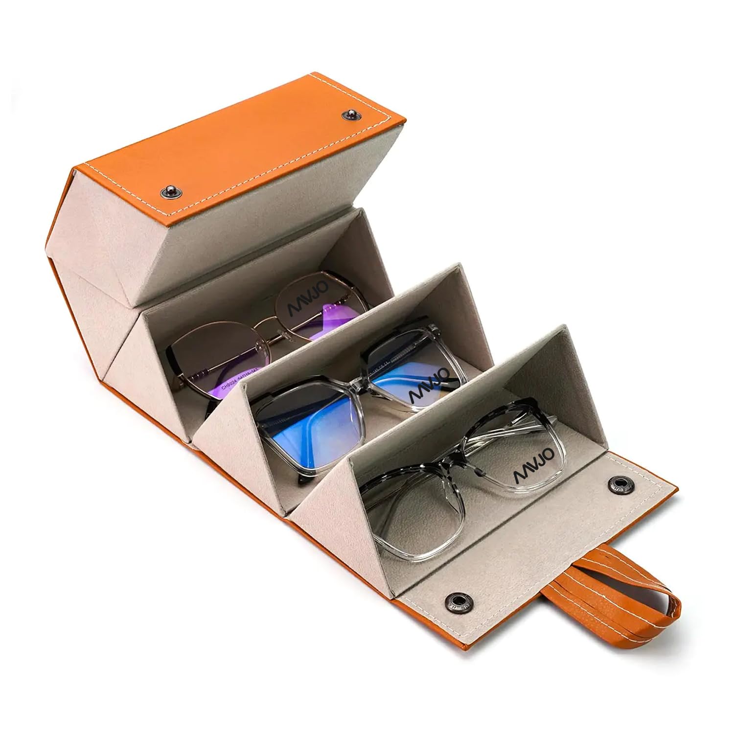 aavjo Sunglasses Organizer Hanging Case with 5 slot Spacious Compartments for Home, Travel and Business Trips-picture-56