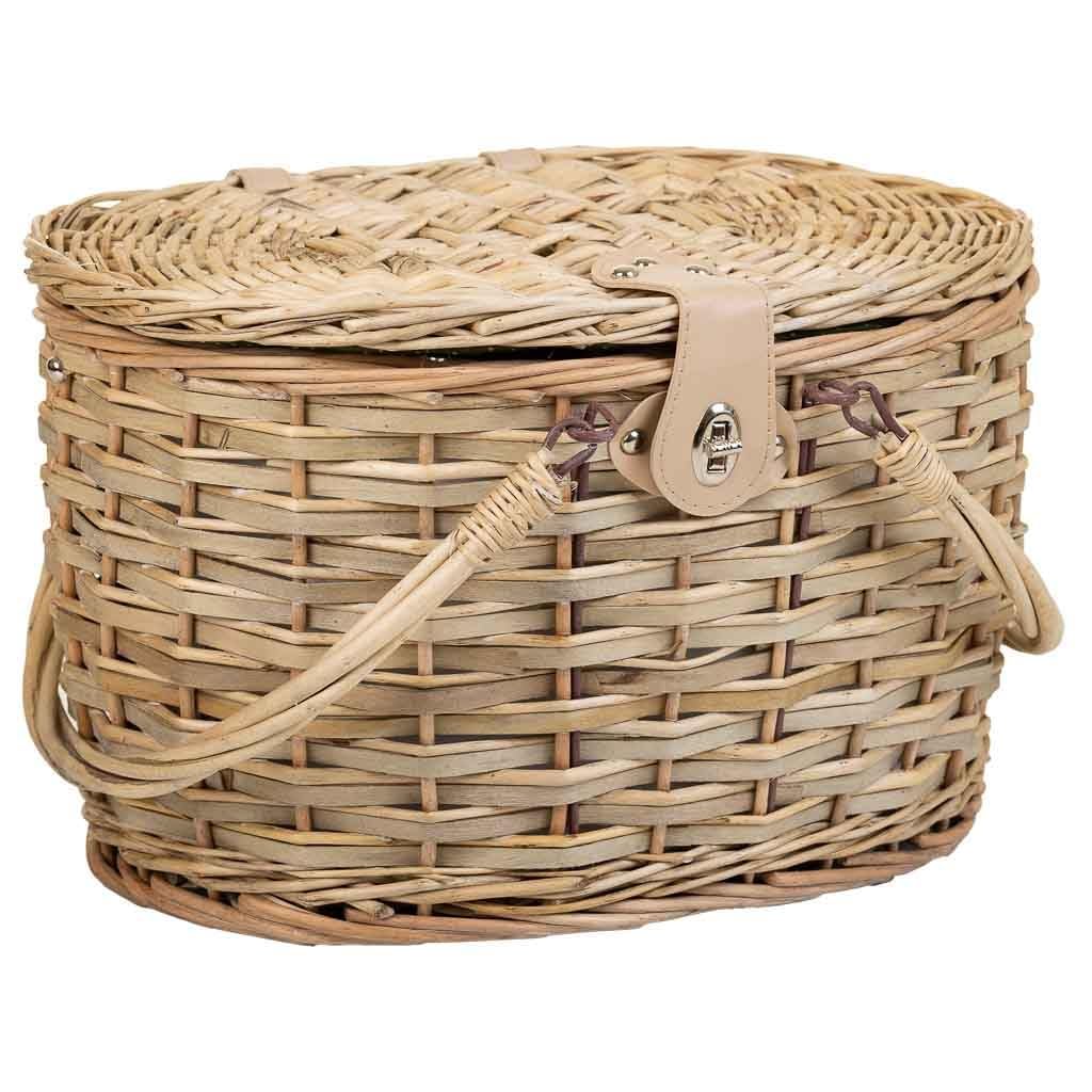 Wanderlust deco Cesta de Picnic 2 Servicios Natural