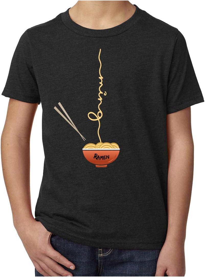 Mato & Hash Ramen Noodle T-Shirts for Kids, Personalized Children's T-Shirts