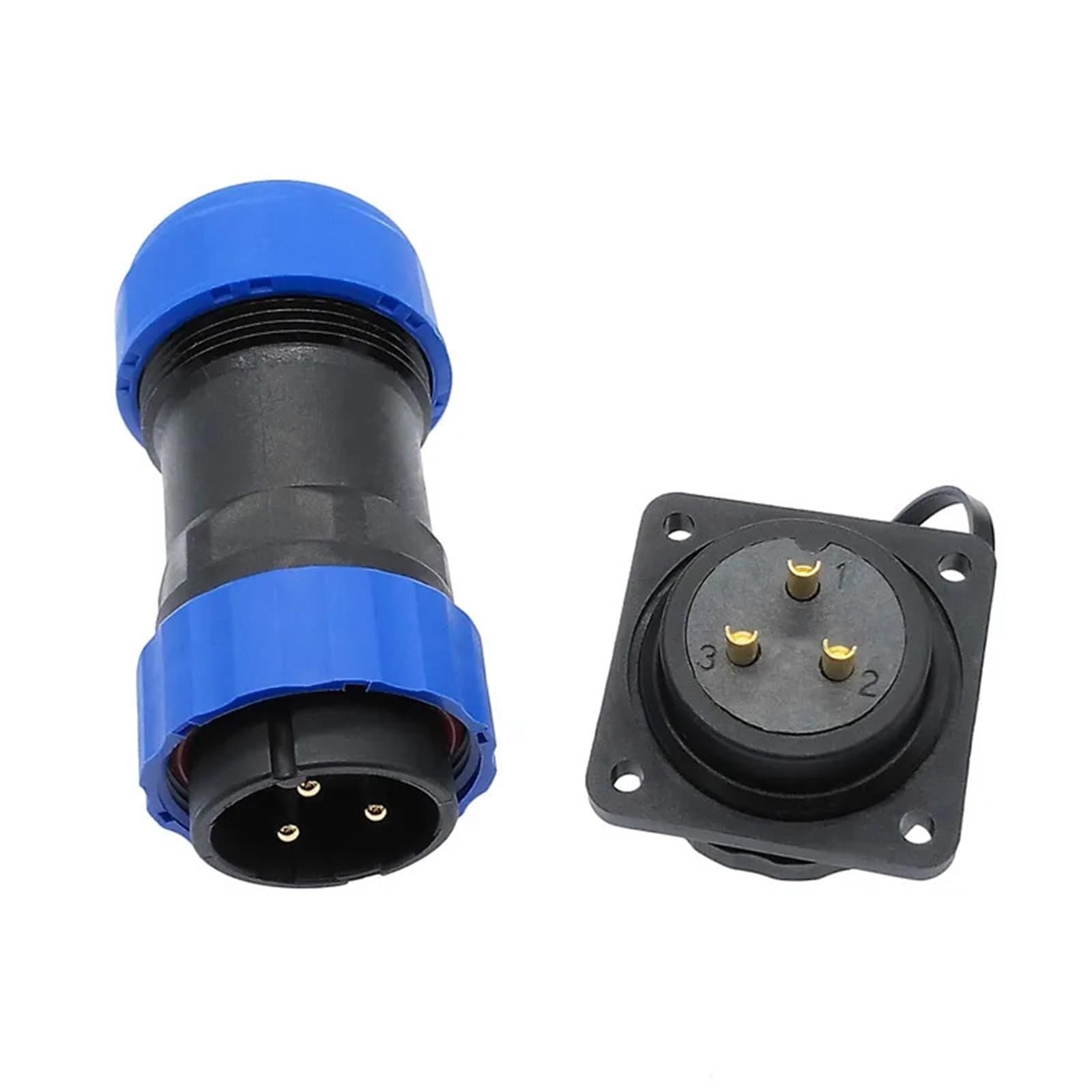 SP28 Wellrohrverbinder IP68 2pin 3/4/5/6/7/9/10/12/14/16/19/22/24/26Pin 1St(4P)