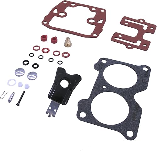 Miniatura 8 de Motor de barco 0439076 439076 777718 390055 392550 398526 435443 434888 439076 433519 Kit de reparación de carburador para Evinrude Johnson OMC V4
