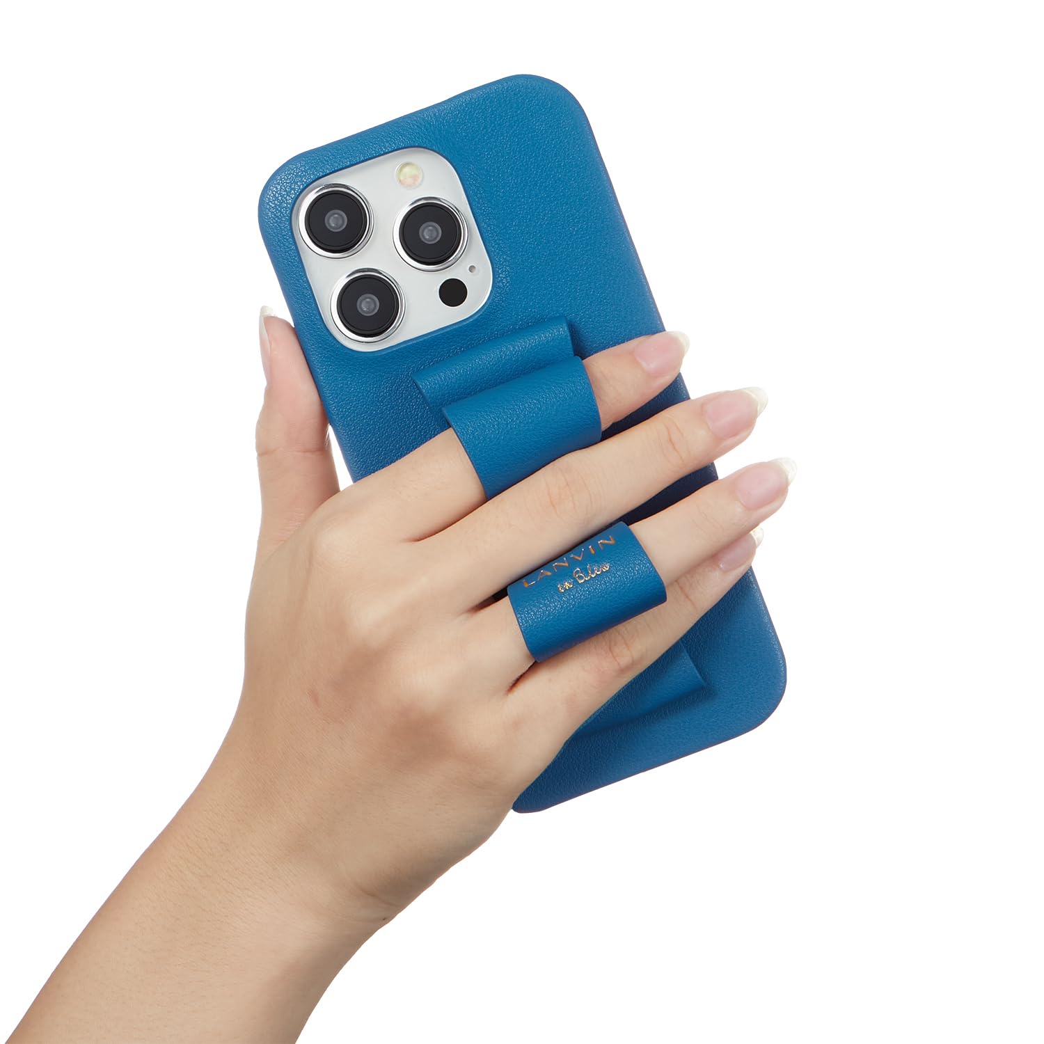 Amazon.co.jp: [LANVIN en Bleu] iPhone 15 Pro スリムラップケース