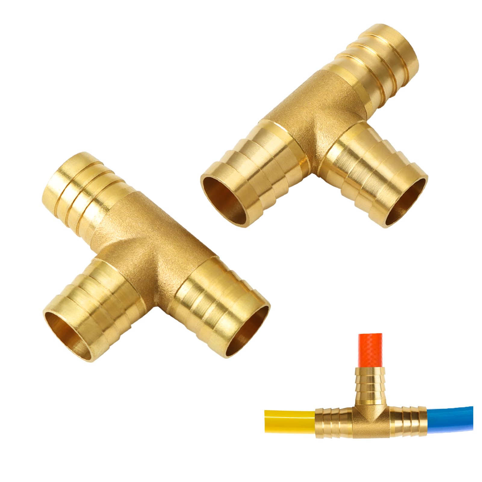 Raccord Laiton Mâle-mâle 3/4 (19mm) Pour Tuyau – Lot De 2, Pour Air/eau/gaz