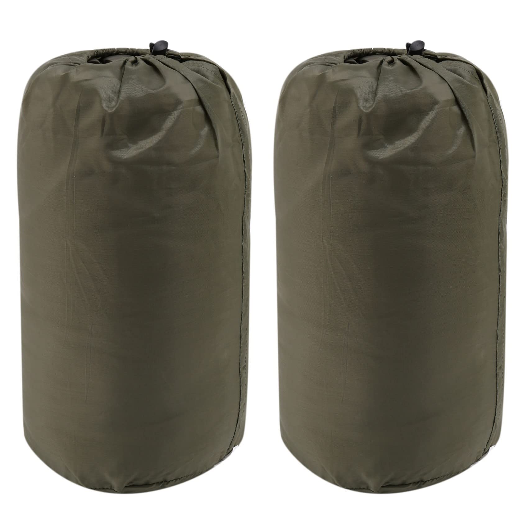 VENOAL 2 sacos de dormir cálidos para adultos y niños, para interiores y exteriores, mochila de camping, color verde