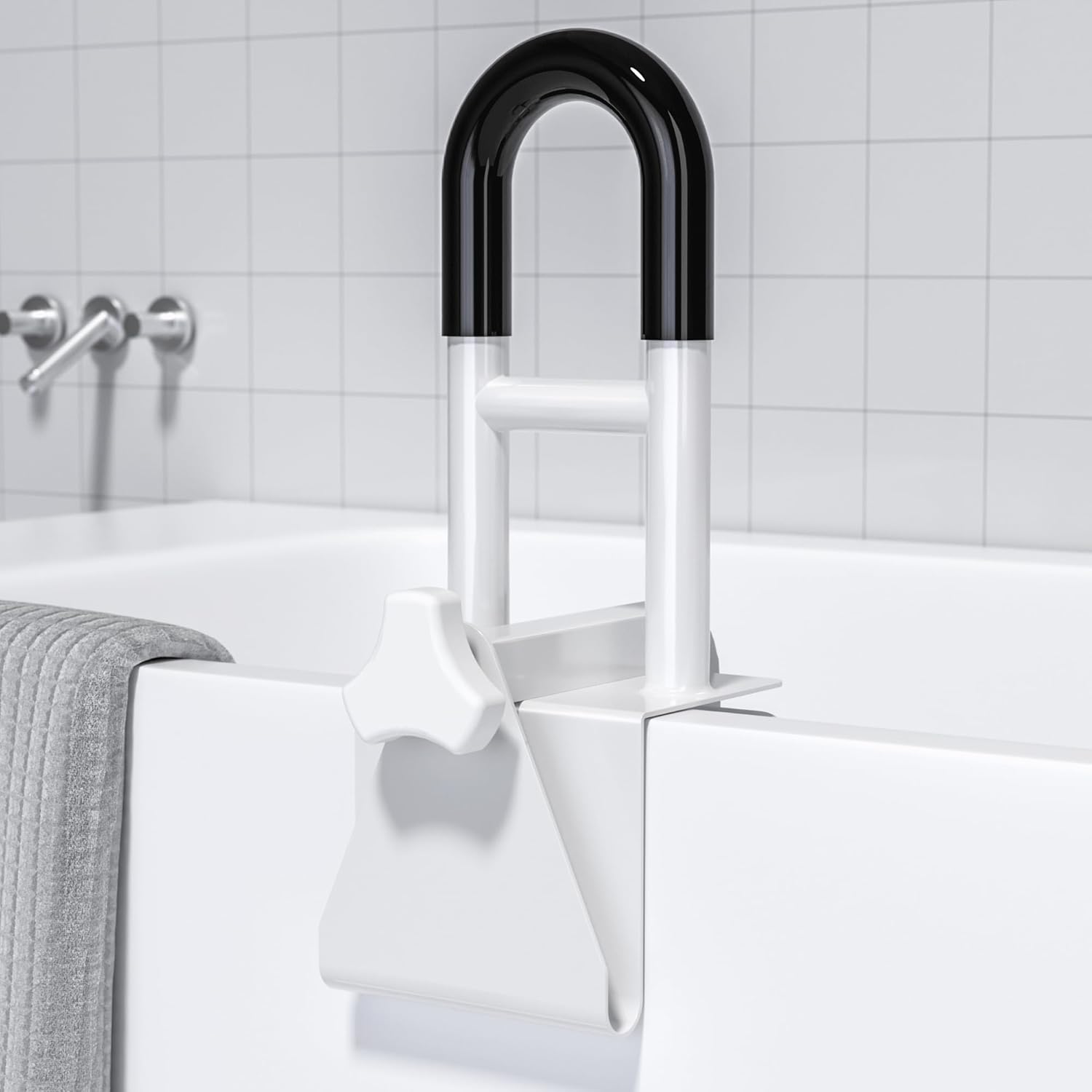 FSA/HSA Eligible Bathtub Safety Rail: Shower Grab Bar Handle for Seniors