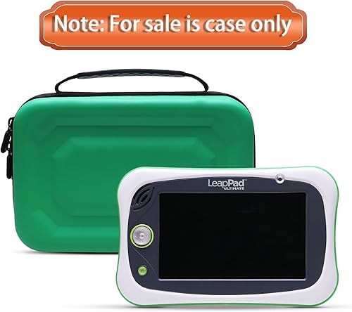 Vista 26 de LTGEM - Funda rígida para Leapfrog LeapPad Ultimate Ready para tablet, bolsa de almacenamiento protectora de viaje (negro y gris)