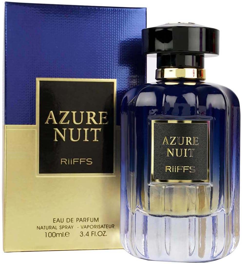 RiiFFS PERFUMS Azure Nuit Premium Imported Scent, Citrus, Aromatic & Woody, Soothing Fragrance, Long Lasting Spray For Men & Women, 100ml