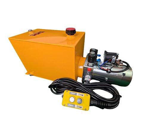 Miniatura 2 de DLH - Bomba hidráulica de 12 Vdc para remolque volquete - Unidad de potencia hidráulica de doble efecto - Bomba de remolque de volquete de 15