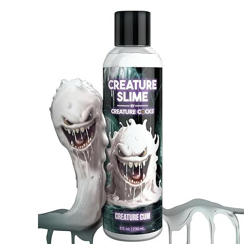 Fantasy White Thick Lube - Fake Horse Gooey Cum for Squirting Dildo, Sex Toy for Woman Men Roleplay Jizz Lubes, Couple Sex Toys Monster Dildos Cums Unique Jizz Lubricant - American Made