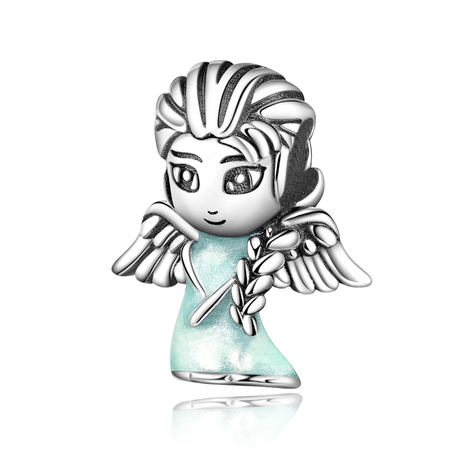 FLUFLO Charm Anhänger Damen 925 Sterling Silber für Armband Charms Beads passend für Pandora Armband und Halskette, Kompatibel mit Europäischen Armbänder für Frauen Mädchen C03