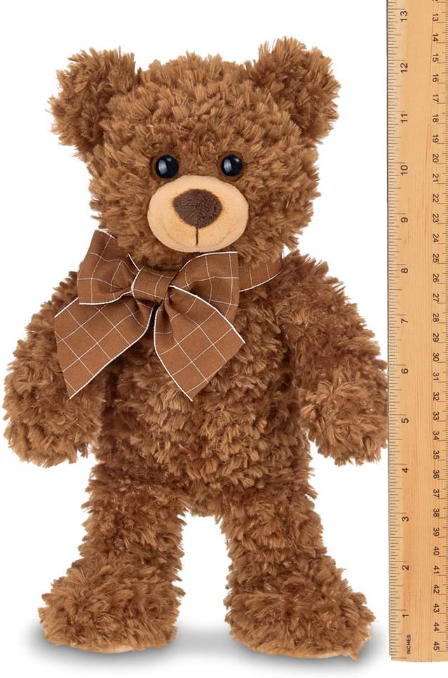 Bearington Lil' Reggie Brown Plush Stuffed Animal Teddy Bear, 12 inches : Toys & Games