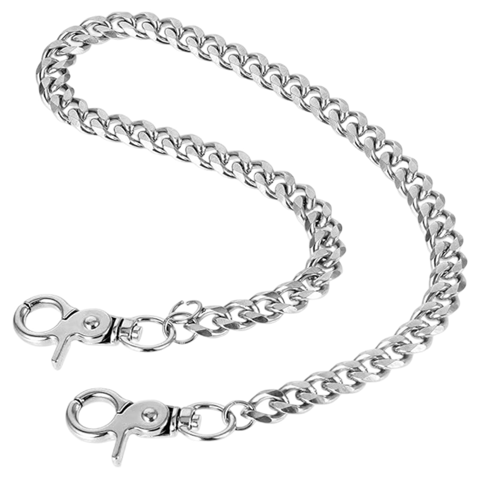WSOAFVK Wallet Chain for Men Women, Heavy Duty Pocket Chain with Lobster Clasps, Pants Jean Punk Goth Key Chains for Keys, Wallets, Jeans, Men Women