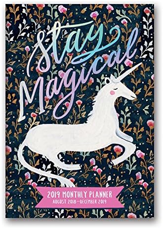 Orange Circle Studio 2019 Monthly Pocket Planner, August 2018 - December 2019, Stay Magical