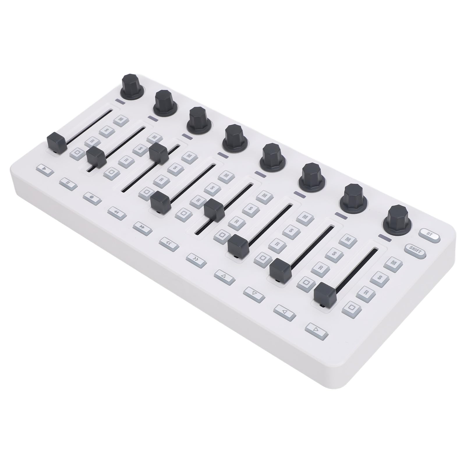 Professioneller MIDI -Controller -Mixer mit Bluetooth -USB -Konnektivität 8 Druckknöpfe 43 Steuerschlüsseln 8 Knöpfe tragbare Musikproduktionsausrüstung für Studio -DJs Musicians