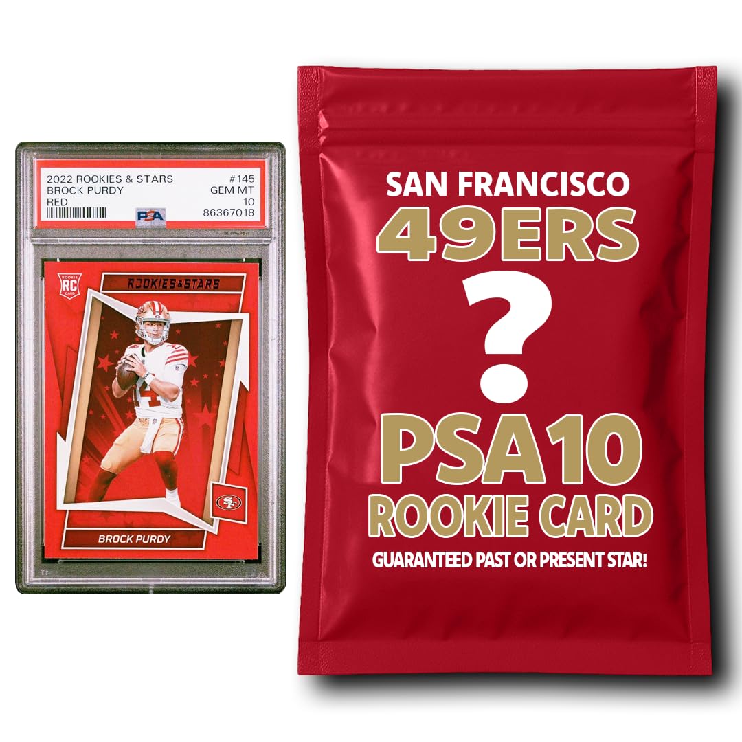 Amazon.com: San Francisco 49ers PSA 10 Graded Rookie Card Mystery