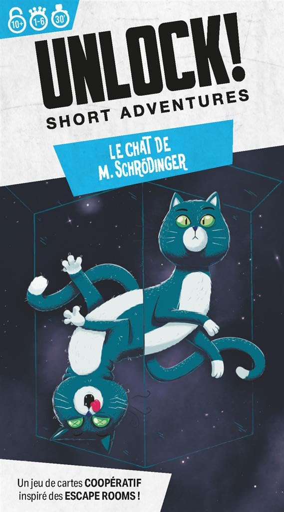 Unlock! Short Adventures - Jeu Escape Game Cartes - Sherlock Holmes + Chat Schrödinger
