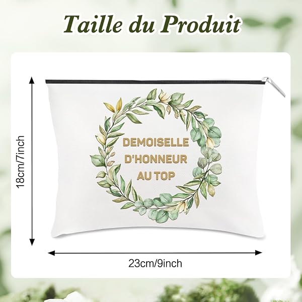 Cadeau Témoin,Temoin Mariage,Cadeau Mariage,Demoiselle d'honneur,Cadeau pour Témoin Mariage,Demande Temoin Mariage Femme,Trousse De Maquillage pour Demoiselle - 2