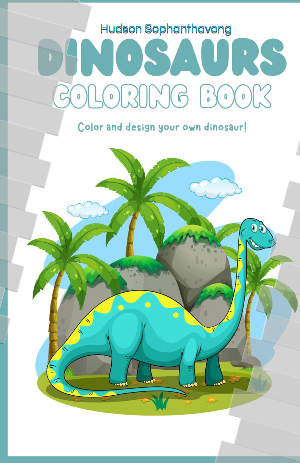 Dinosaur Fun Facts Coloring Book