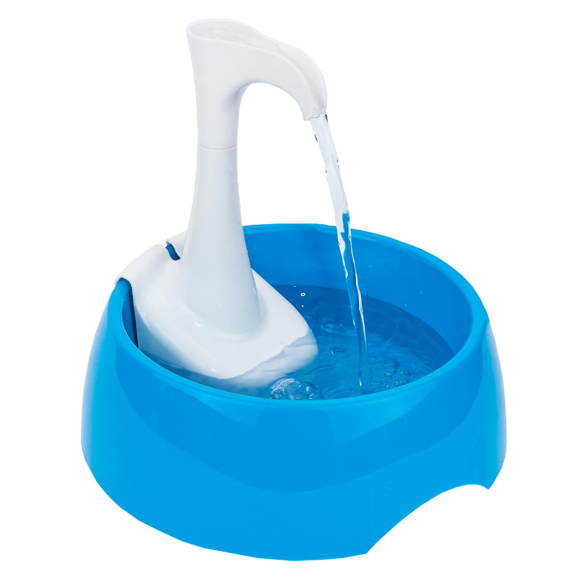 Aqua First Pet Water Fountain – Automatic Water Dispenser for Dogs, Cats, and Small Pets – Indoor Hydration Bowl – 1.2L/42 fl oz – Blue