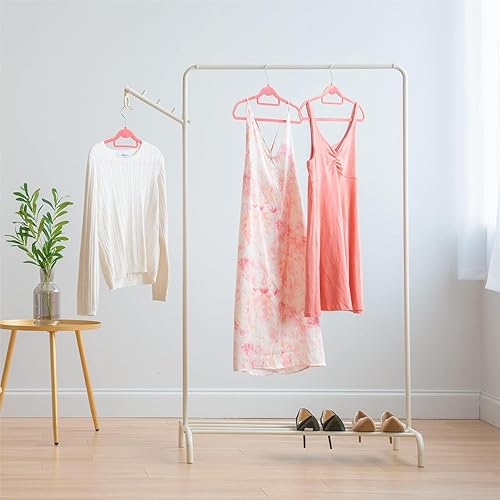 Miniatura 3 de IRIS USA - Perchero de metal con estilo boutique y moderno, color blanco