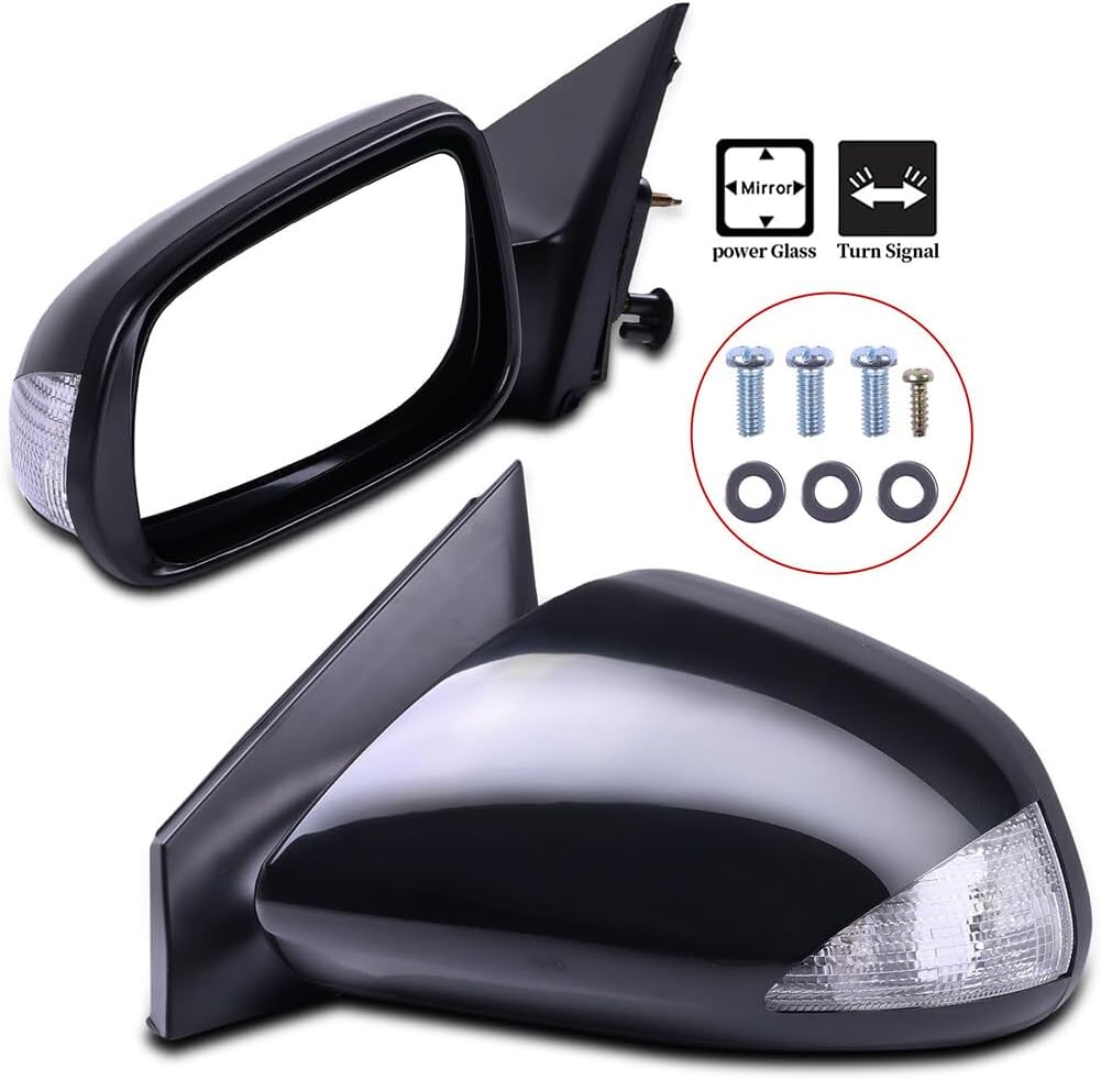 A Pair of Side Exterior Mirror w/No Heated Manual Folding Fit for Scion tC 2005-2010
