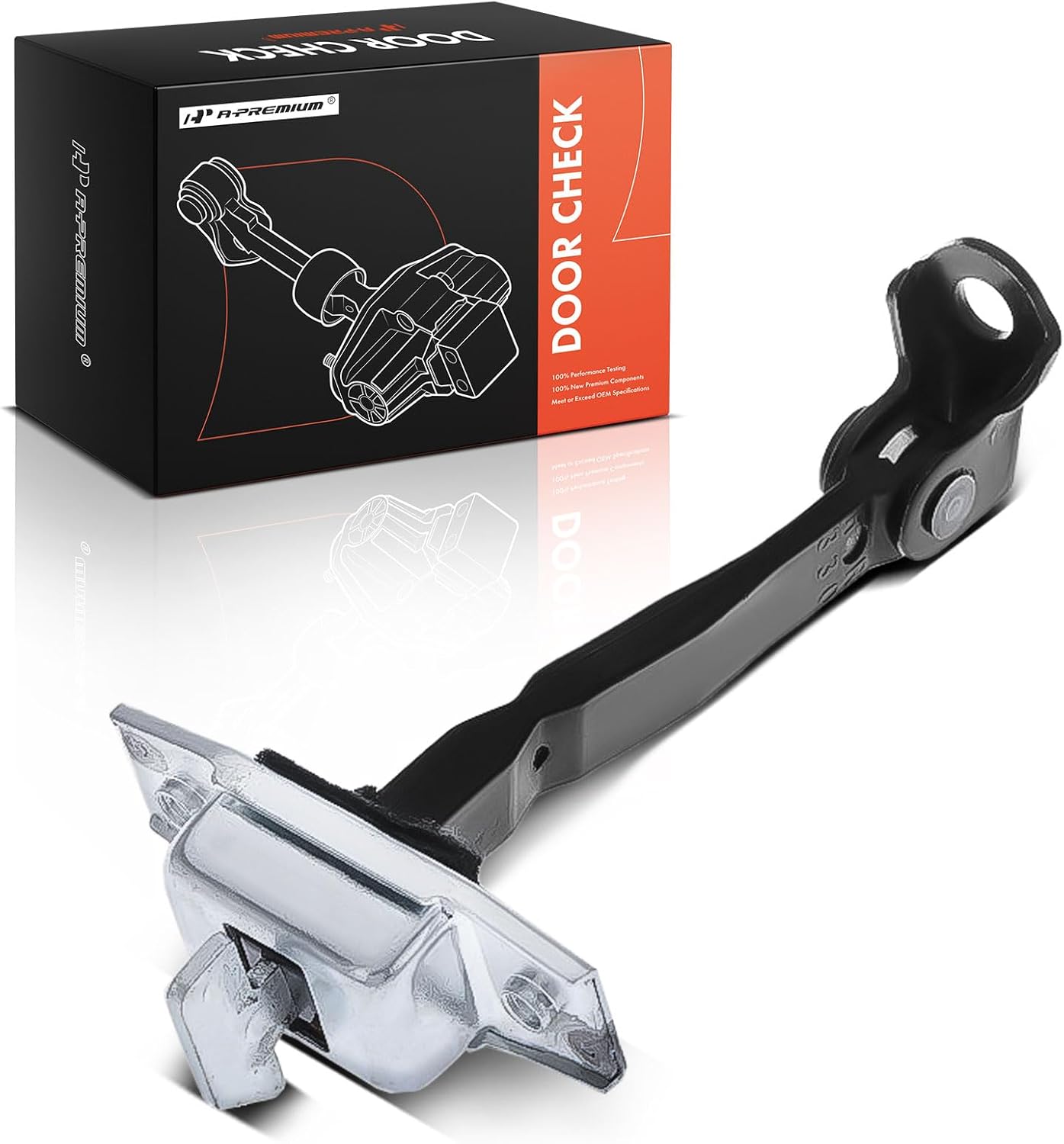 A-Premium Rear Left or Right Door Check Strap Stopper Compatible with Toyota Corolla 2003-2008, Matrix 2003-2008, Replace# 6864002061, 6863002061