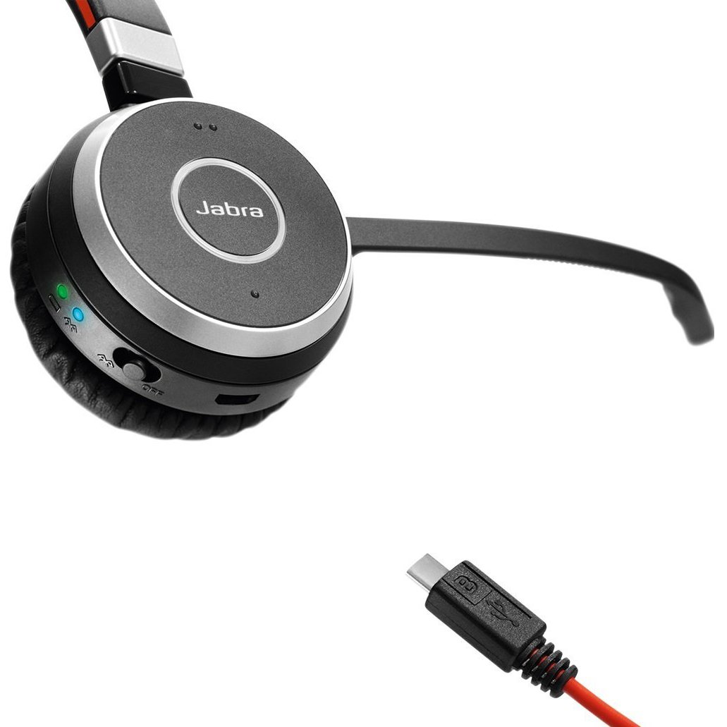 Jabra HSC018W and ENDO40W Cuffie Wireless, Nero, One
