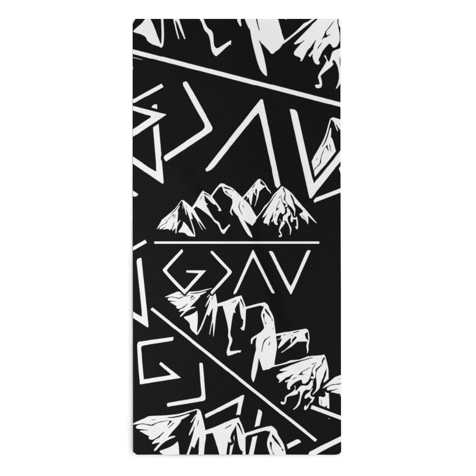 NCLQVJXZKHW God Is Greater Hand Towels Soft Face Towel Gym Bathroom Travel Hotel 13"x28"