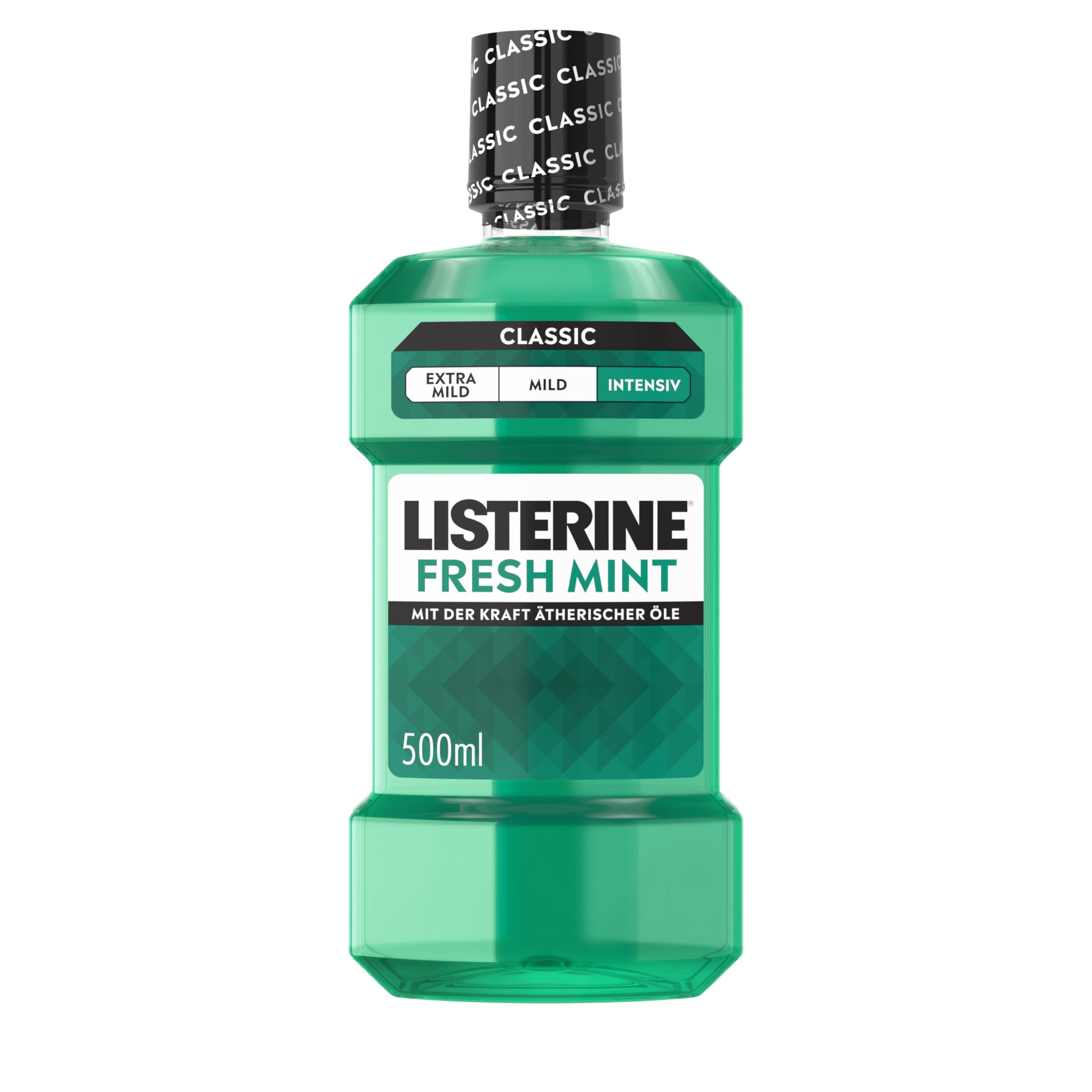 Listerine Fresh Mint antibakterielle Mundspülung, 500 ml
