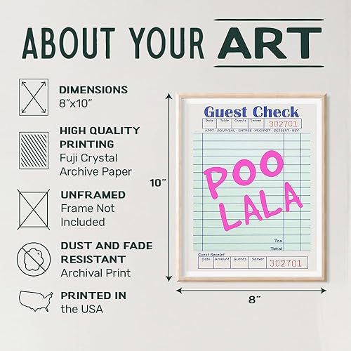 Miniatura 3 de Funny Bathroom Wall Art - Bathroom Decor for Girls, Bath Wall Decor for Women, Womens funny Decor, Wall Decorations, Half Bath Print, Cute Aesthetic