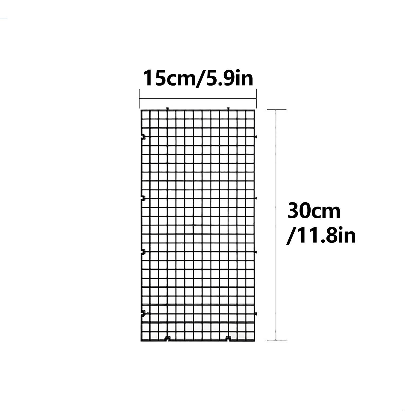 ERRULAN Divisor de Acuario Divisor de Tanque de Acuario con Ventosa, Separador de Tanque de Peces cortable de plástico, Cubierta deflectora de Placa Que bloquea(5pcs,White 15x30cm/5.9x11.8 in)
