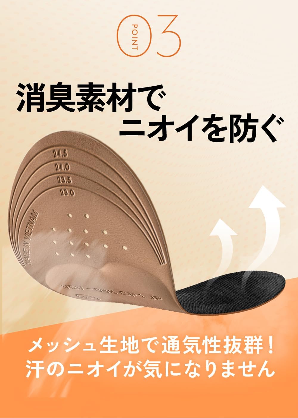 WalkQ+ INSOLE ウォーキュットインソール Sサイズ 3箱セット WalkQ+