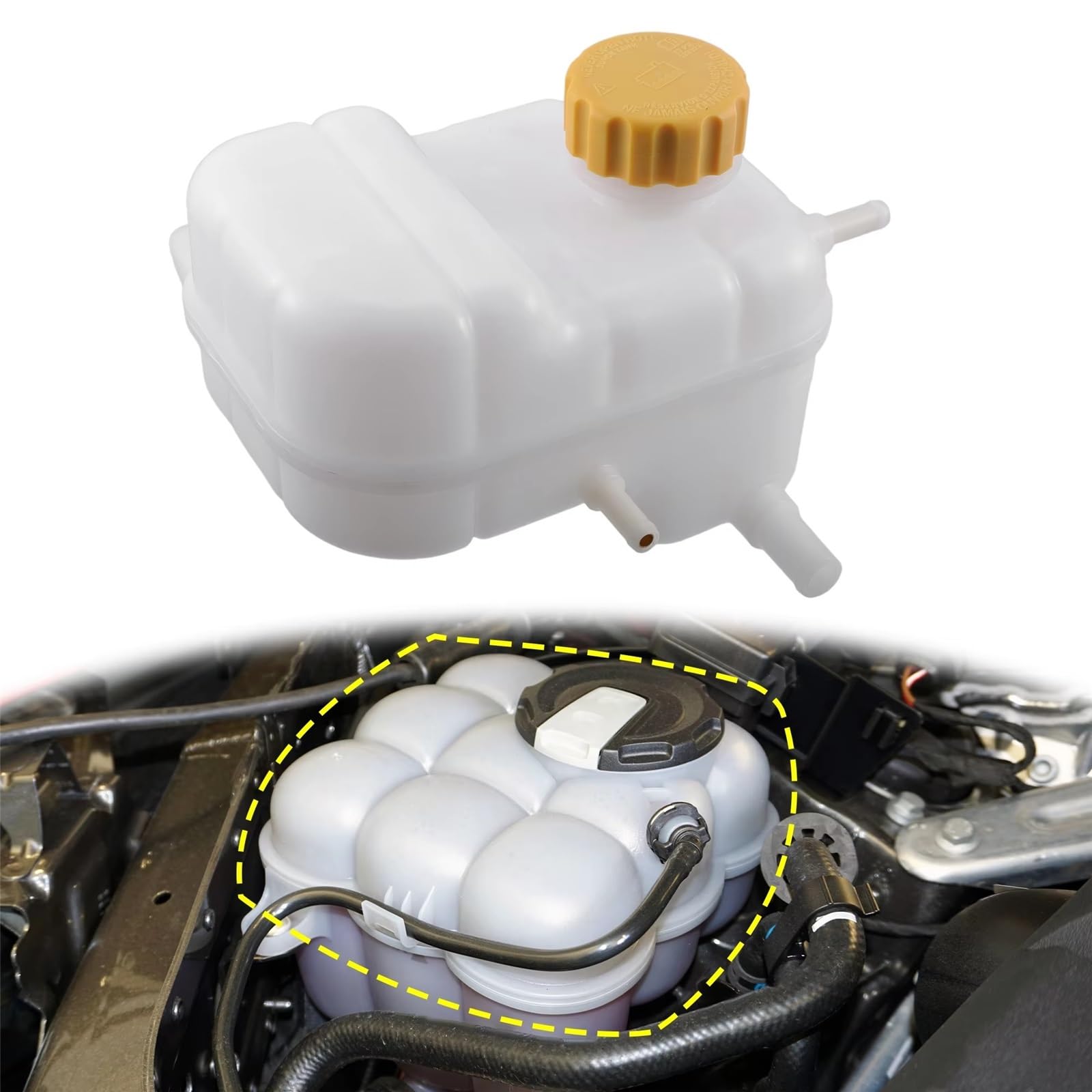 Compatibile Con Suzuki Per Forenza Vaschetta Espansione | Per Reno 2004 2005 2006 2007 2008 96813425 Serbatoio Del Liquido Di Raffreddamento Del Radiatore Con Tappo