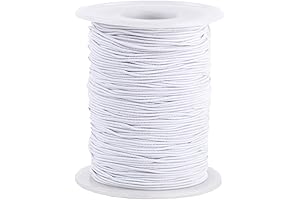 0.8mm Elastic String Cord Elastic Thread Elastic Cording for Jewelry Making Bracelets...