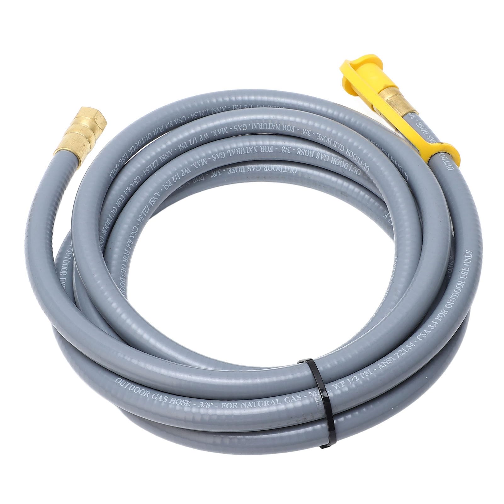 plplaaoo Tubo Flessibile per Barbecue a Gas, prolunga per Tubo Flessibile per Gas per, 12 Piedi, 1/2 Pollice, in Gomma con connettore rapido per Viaggi, Campeggio, Cucina all'aperto,
