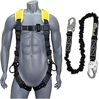 Vista 8 de AFP Demon Protección contra caídas Arnés de seguridad cómodo (OSHA/ANSI EPI)