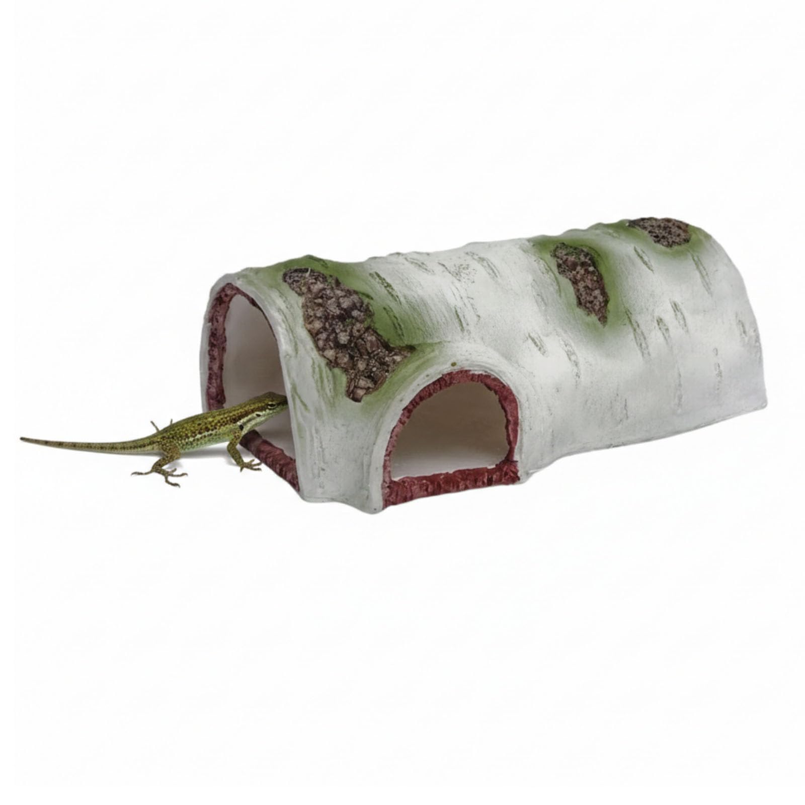 FLZOOY Reptile Hide Cave Realistic Tree House Terrarium Tank Decor