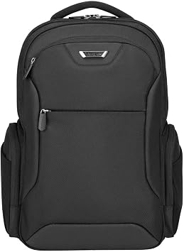 Targus Laptop Backpack, Fits Laptops up to 16", Premium Corporate Backpack, Expandable Capacity to 30 L, Durable & Water-resistant, Ergonomic Straps, Trolley Strap, Black