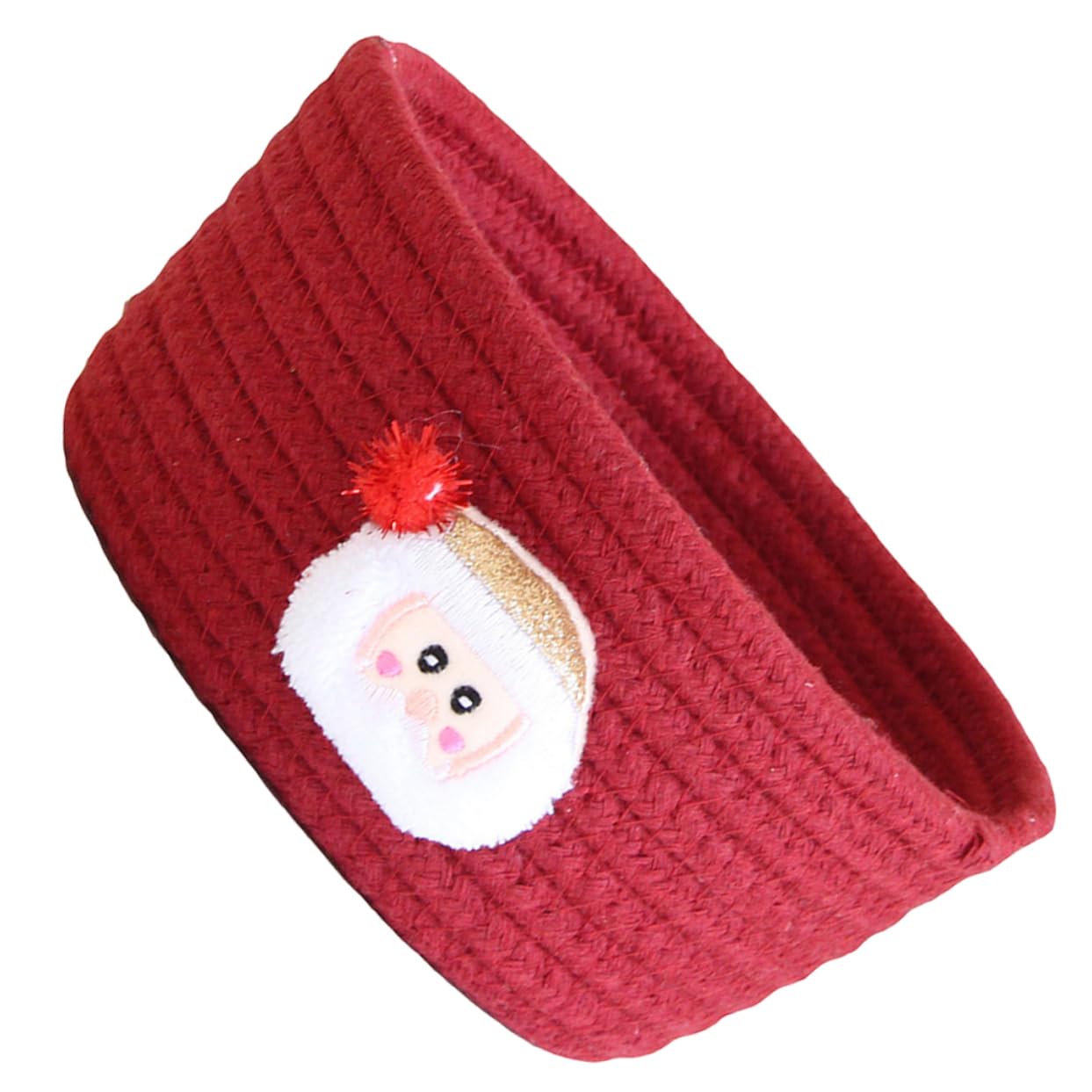 Alipis 4 Piezas Caja De Almacenamiento Cestas para Cesta Vacía De Papá Noel De Vacaciones Pequeña De Cuerda s De Almacenamiento De Navidad Pequeña