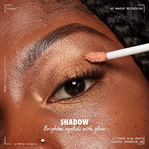 Nyx Professional Makeup Ultimate Glow Shots, Brightening Liquid Eyeshadow - Twisted Tangerine #TOP2