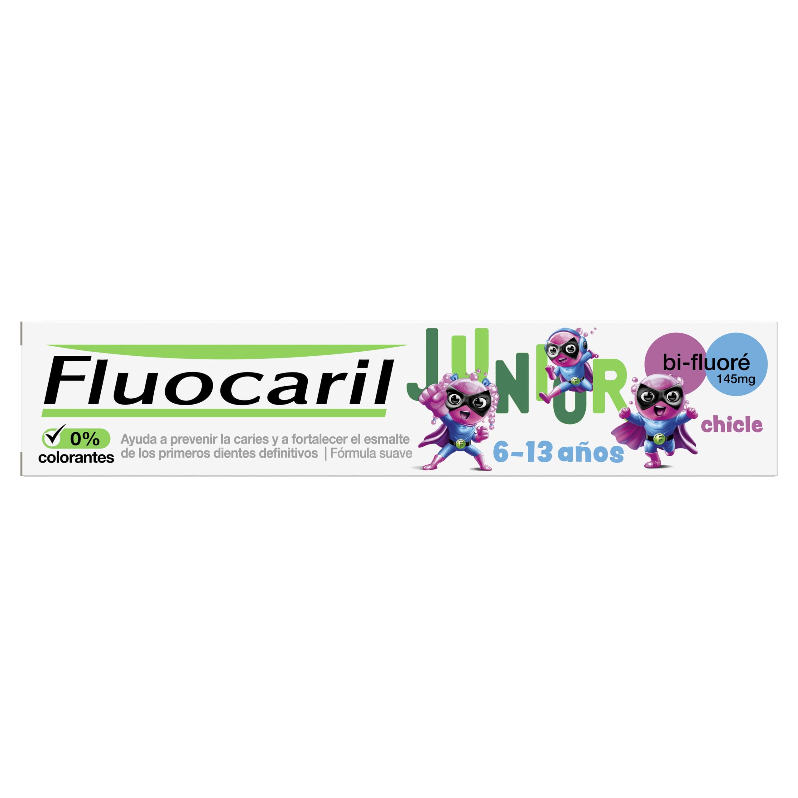 Fluocaril Junior Toothpaste 6-12 Years-Old 75ml - Bubble Gel