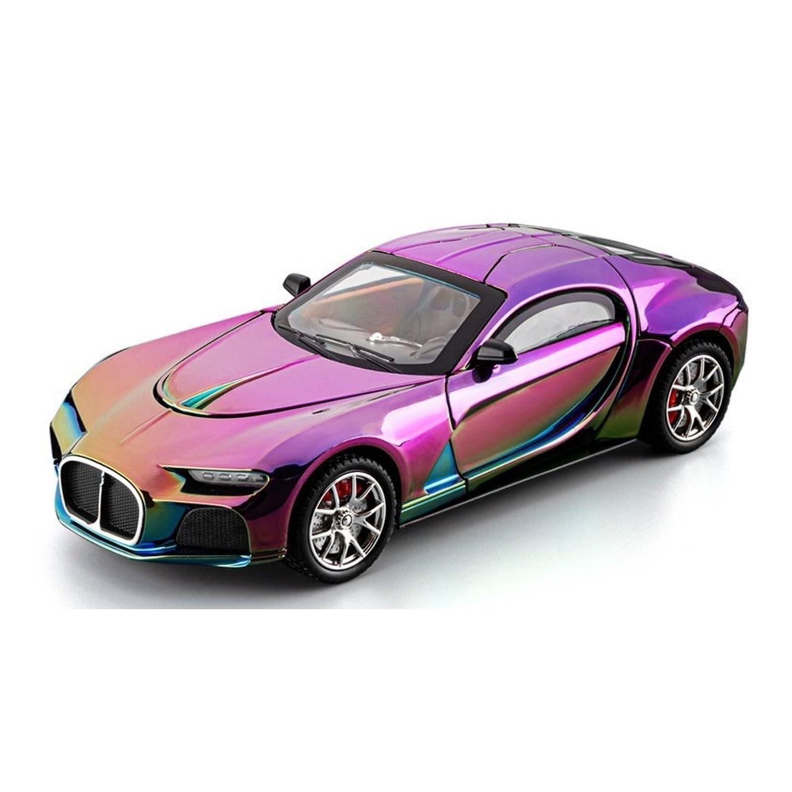 AUDSNI Die-Cast Diecast Car Model 1:24 For Bujadi For Atlantic Alloy Die Casting Model Car Ornaments(B)