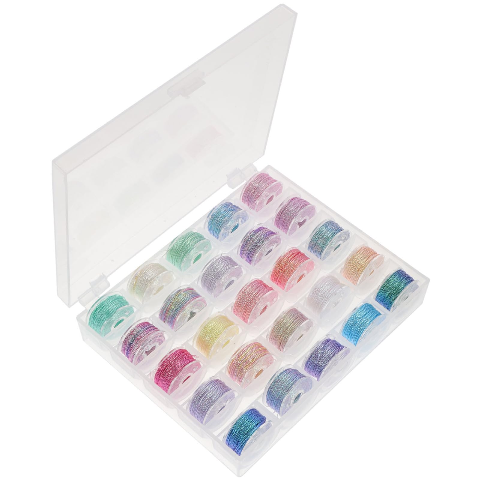 Cordón para pulseras resistente que no se deshilacha: 25 rollos de hilo para joyería DIY